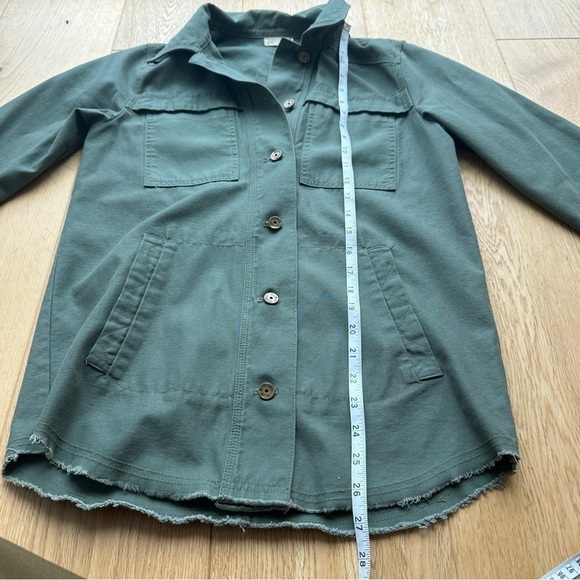 GENTLE FAWN MILITARY GREEN UTILITY SHACKET - XS - Picture 10 of 12